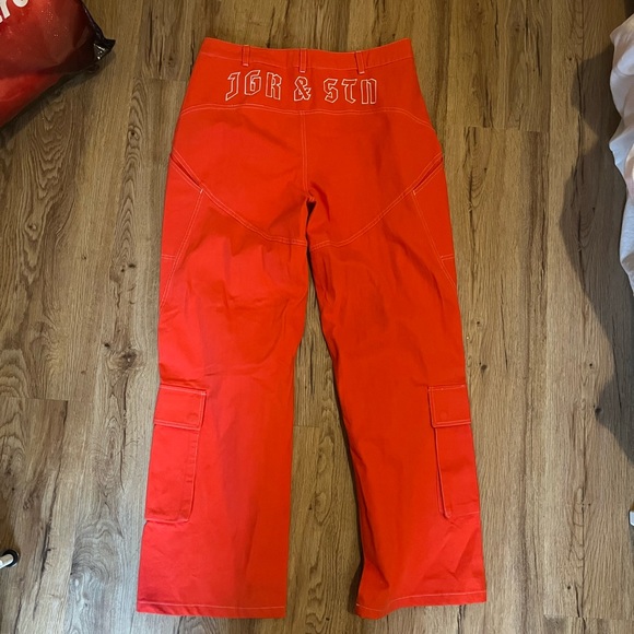 Jagger and stone red low wasted pants - Picture 2 of 3
